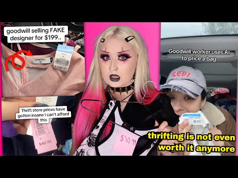 thrift store prices are out of control & it has destroyed thrifting FOREVER.. 