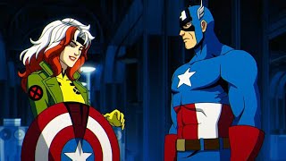 Rogue Meets Captain America and Throw His Shield | X-Men 97 Episode 7