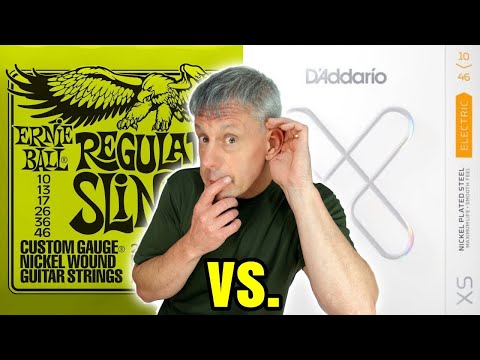 Ernie Ball Slinky vs D’Addario XS – Which Guitar Strings Sound Better?