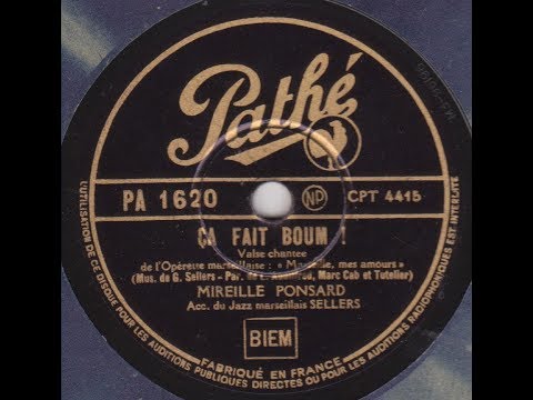 Mireille Ponsard  "  ça fait boum !  "  1938