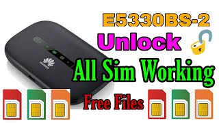 Huawei Internet Device E5330BS-2 Unlock All Sim Work Free