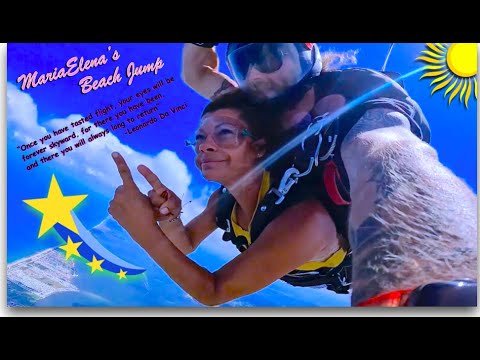 MariaElena Soars Like a Super Star with Skydive Melbourne Beach!