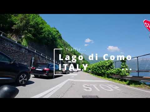 POV Bike Ride: Como to Menaggio – Stunning Views & Unexpected Traffic Jam! 🇮🇹🚴 [Part III]