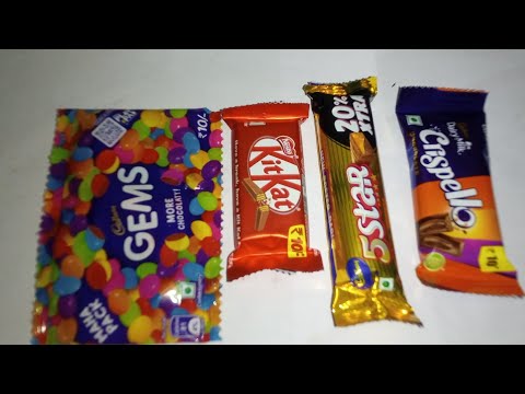 Kitkat vs Dariymilk vs 5 Star vs Gems