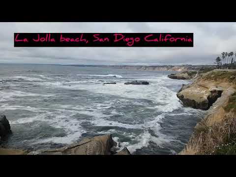 Relaxing beach wave sound|La Jolla Beach|San Diego California|travel