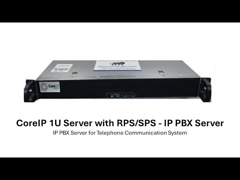 CoreIP 1U Server with RPS (upto 6000 lines) - IP PBX System
