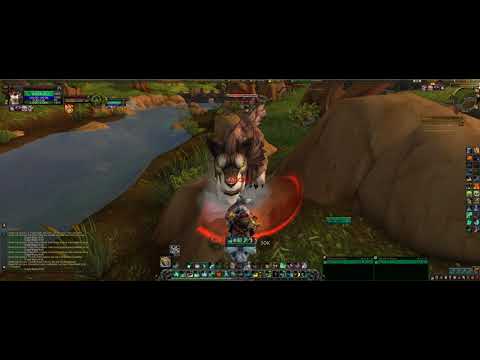 World Of Warcraft  1 Lap of Wolf farm Garrison guide video