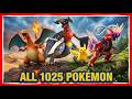 All 1025 Pokémon S In The National Pokédex From Gen 1 Kanto To Gen 9 Paldea Hyper Real Documentary