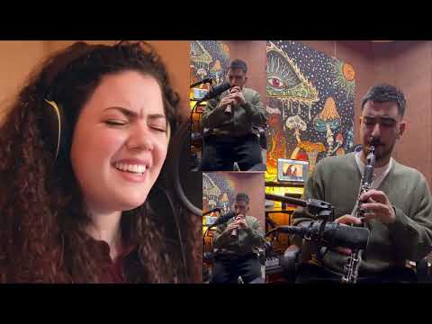 Mandira Hijaz with Nai Barghouti 