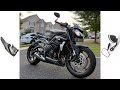 2022 Triumph Street Triple R Belly Pan Kit and Bar End Mirrors Install