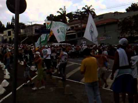 Mancha Alvi-Verde - Pacaembú, Paulista 2010 dominando o Tobogã.