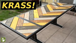 DIESEN ausziehbaren Gartentisch kann man nicht kaufen, NUR BAUEN! Franks Shed