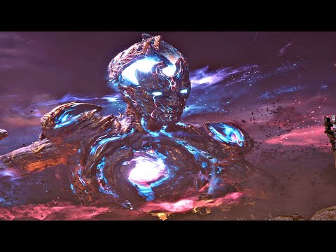 God of War 5 Ragnarok - Surtr Destroys Asgard Scene (4K 60FPS) PS5