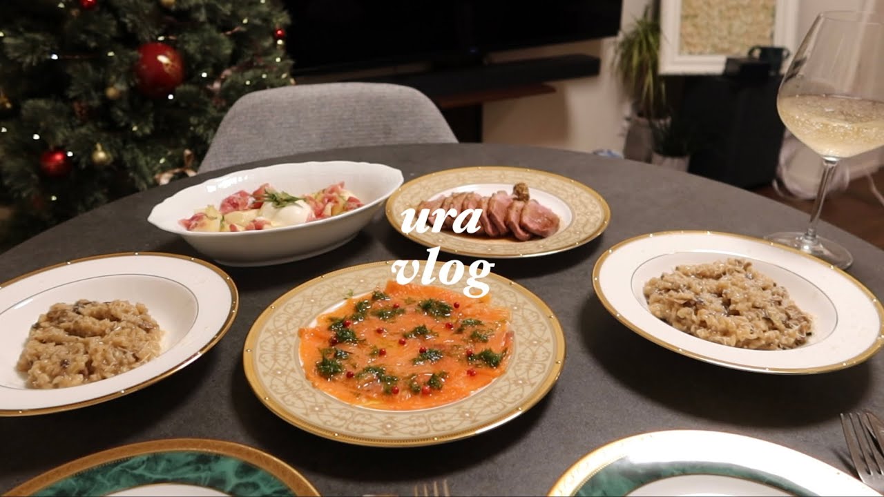 vlog）おうちで過ごすクリスマス｜手作り料理4品🍽️