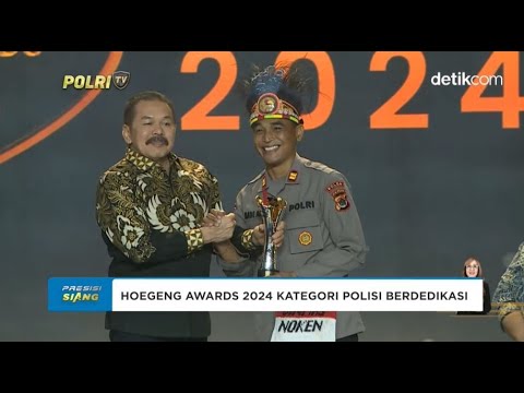 IPTU MADE AMBO DIANUGERAHI HOEGENG AWARDS 2024 KATEGORI POLISI BERDEDIKASI