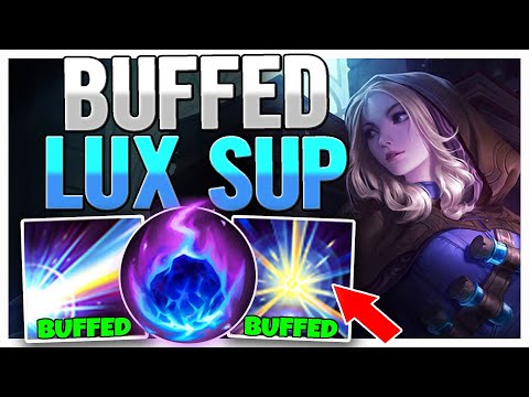 How to Play NEW BUFFED LUX SUPPORT
