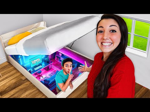 HO COSTRUITO UN HOTEL NASCOSTO IN CASA NOSTRA CON TUTTI I NOSTRI AMICI!