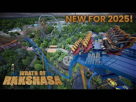 On-ride point of view of Wrath of Rakshasa