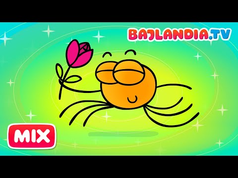 MIX Maluśki pajączek - Piosenki dla dzieci Bajlandia TV - ZESTAW Teledyski Dla Dzieci