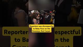 Interviewer dismissed BabyFace on the Grammy red Carpet #babyface #grammys #shorts #fyp #beyonce #fy