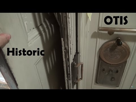 Historic 1922 Manually Controlled Otis Traction Elevator at St. Joseph City Hall