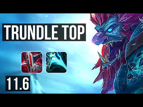 TRUNDLE vs FIORA (TOP) | 6/0/2, Dominating | NA Diamond | v11.6