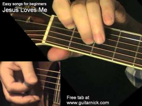 JESUS LOVES ME: Easy Guitar Lesson + TAB by GuitarNick