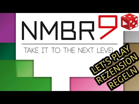 NMBR9 - Take it to the next Level (Abacusspiele 2017) - Let's Play, Regeln, Rezension