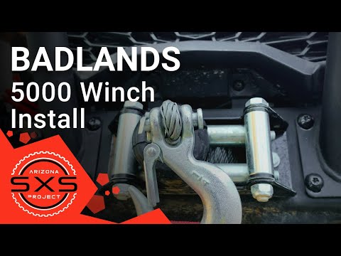 Badlands 5000 Winch Install - Harbor Freight - Maverick Sport Max
