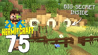 HermitCraft 7: 75 | Secret Hobbit Hole Base!