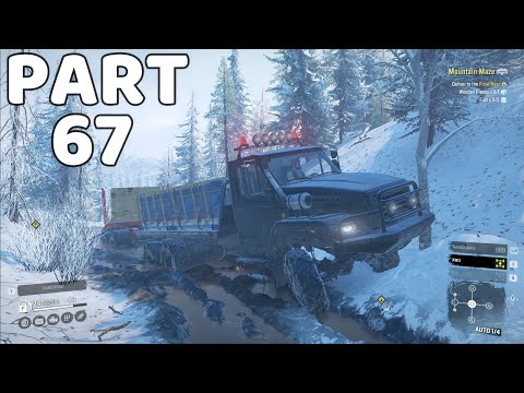 SnowRunner: Mountain Maze / On The Top Of The Wolrd - Part 67 [1440p 60FPS]