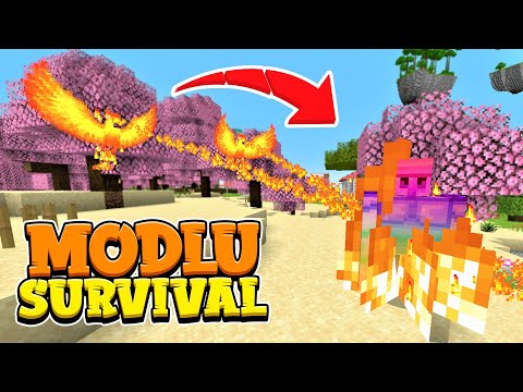 ATEŞLİ ANKA KUŞU BÜYÜSÜ - TWILIGHT MÜZESİ - Minecraft Modlu Survival #28 @AtariKafa  ​