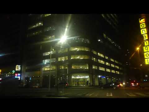 Driving Through Luanda at Night - Angola - February 2020