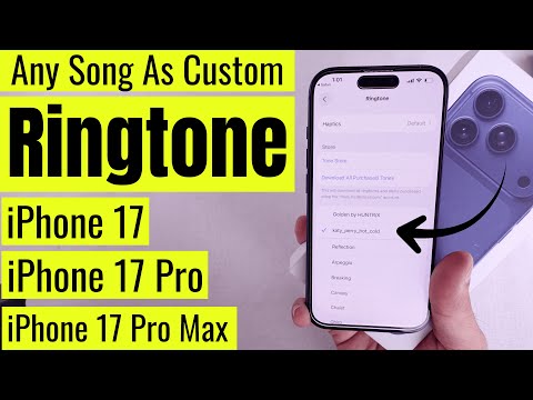 How to set ANY song as iPhone 17 Ringtone (in a minute) | 17 Pro, 17 Pro Max, iPhone Air