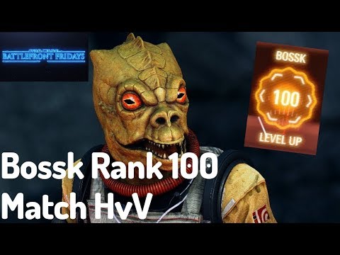 Star Wars Battlefront Fridays - Bossk Rank 100 Match (Heroes Vs Villains)