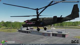 My First Takeoff & "Landing" - DCS WORLD BLACK SHARK 2