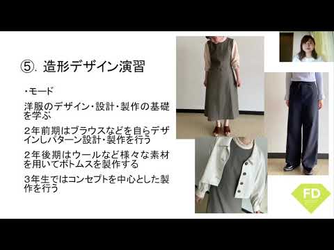 【昭和女子大学】環境デザイン学科 ファッションデザインマネジメントコース 学生による説明