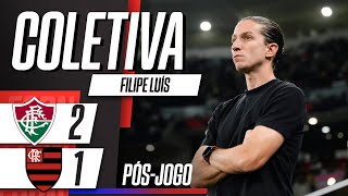 FLUMINENSE X FLAMENGO: COLETIVA DE FILIPE LUÍS AO VIVO APÓS DERROTA NO CARIOCA
