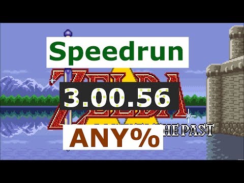 A Link To The Past Speedrun any% Major glitches in 3 minutes.