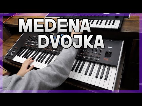 MEDENA DVOJKA - Harmonike & Sax // MARKO MX - KORG Pa4x!