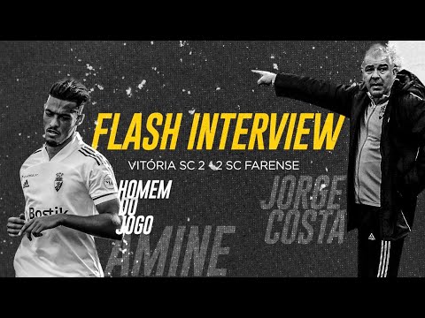 🎥 AMINE & J.COSTA 👉 𝙁𝙇𝘼𝙎𝙃 𝙄𝙉𝙏𝙀𝙍𝙑𝙄𝙀𝙒 // Vitória SC 2️⃣x2️⃣  𝐒𝐂 𝐅𝐚𝐫𝐞𝐧𝐬𝐞