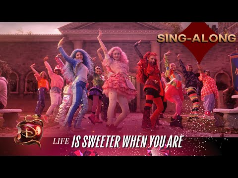 Descendants: The Rise of Red Movie Sing Along | Life Is Sweeter (When You Are) | @disneychannelmusic