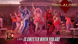 Descendants: The Rise of Red Movie Sing Along | Life Is Sweeter (When You Are) | @disneychannelmusic