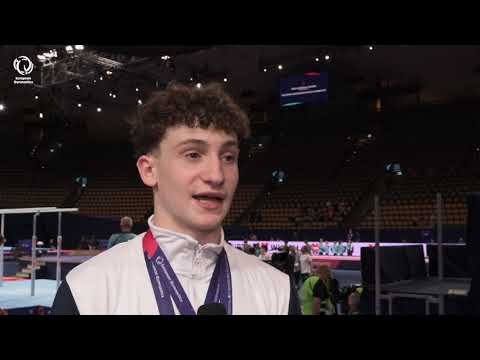 2022 Artistic Europeans - Reuben Ward (GBR) interview after junior all-around bronze