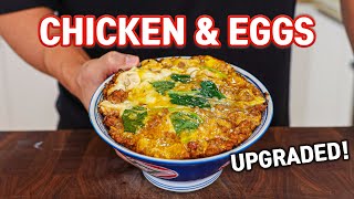 How I Upgrade Japanese Chicken & Egg Rice Bowl l Ground Chicken OYAKODON