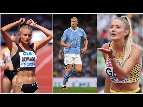 German Sprinter: Alica Schmidt Dares Man City’s Erling Haaland to Race After She Beat Mats Hummels.