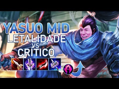 YASUO MID FULL LETALIDADE | QUEM VENCE NO X1, YASUO LETALIDADE OU CRÍTICO? | MEC! #337