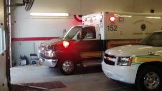 preview picture of video 'BRVRS Medic 152 Responding 8-6-10, Powercall DX5'