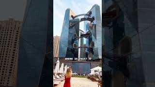Dubai hotel roller coaster - hologram video 7d hologram dubai show