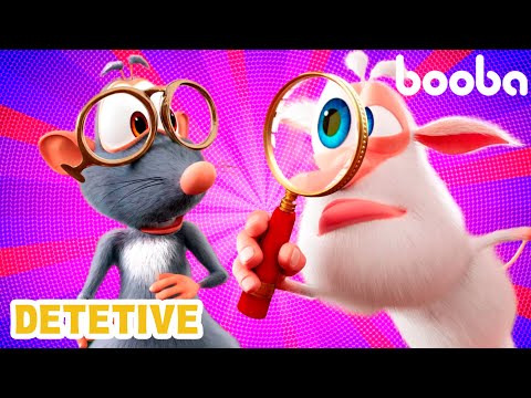 Capa de Booba 😎 Detetive ⭐ Desenhos Animados Engraçados Para Crianças